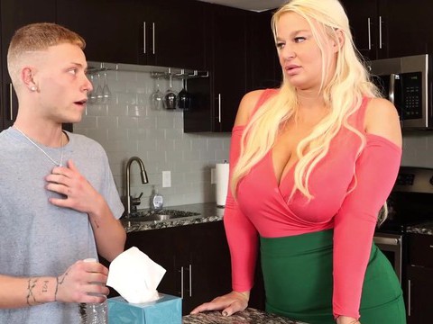 KiloPanties presents: Chubby blonde wearing nylon stockings gets dicked - london river