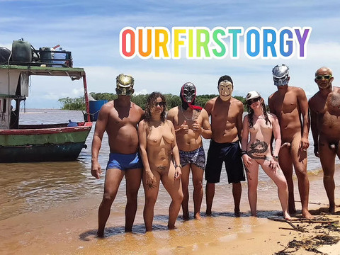 KiloPanties presents: I took my wives to a gangbang with my friends on an old boat in salvador