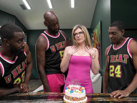 KiloPanties presents: Interracial gangbang with a horny blonde babe - cory chase