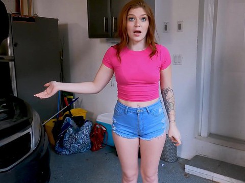 KiloPanties presents: Redhead katerina deville with hot ass sucking a dick - hd