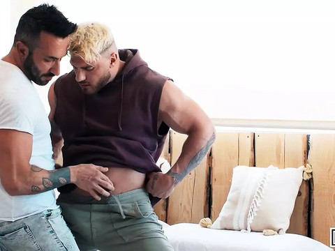 KiloPanties presents: Men - eager johnny viper gets a mouthful of cum after william seed fucks his ass in doggystyle