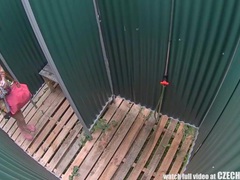 KiloPanties presents: Amazing young girl shower voyeur