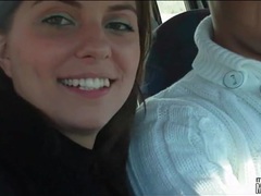 KiloPanties presents: Gf licks his cock in the car
