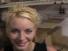 KiloPanties presents: Pretty girl fucked hard in warehouse