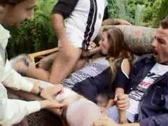 KiloPanties presents: Older guys convince her that anal would be fun