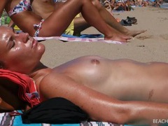 KiloPanties presents: All these tits look hot hanging on the beach