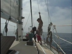 KiloPanties presents: Interracial on a boat with a beautiful black girl