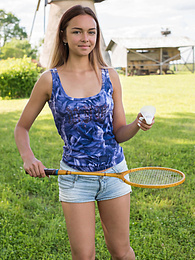KiloPanties presents: This hot busty babe shows every inch of her perfect body in the park with a great smile
