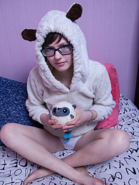 KiloPanties presents: Innocent teen cutie does something really naughty to her daddy before bedtime and she really seems to like it