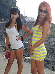 KiloPanties presents: A pair of cock-crazed Filipinas double team lucky white guy