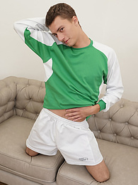 KiloPanties presents: Gorgeous Tommy Hunter masturbates after his soccer practice