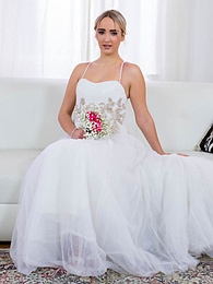 KiloPanties presents: Blonde bride Anna Khara has sex with the groom and a photographer at once