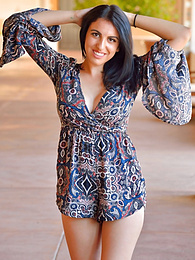 KiloPanties presents: Sultry women Saraya and her girlfriend caressing each other outside