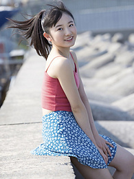 KiloPanties presents: Asian teen Chisaki Morito demonstrates her tiny tits and demonstrates her exposed body outdoors
